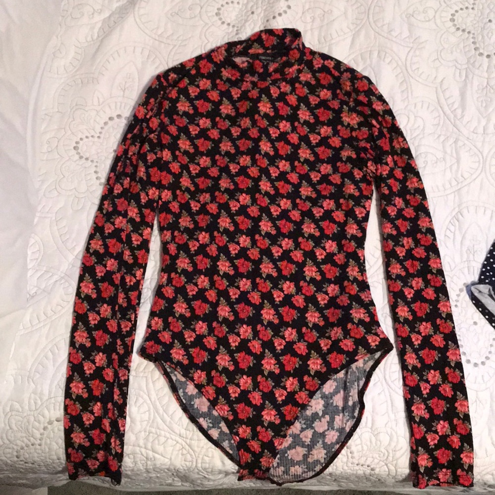 Forever 21 Flower Body suit - never worn!!